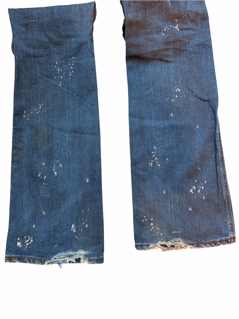 Diesel Women's Y2K Blue Distressed Boot Cut Jeans - Made In Italy - Picture 3 of 4
